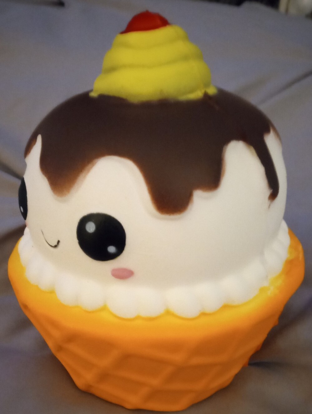 SQUISHY HOT FUDGE SUNDAE WITH HER LITTLE CHERRY ON TOP One Of A Kind - Picture 2 of 4